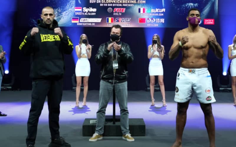 Badr Hari na staredown met Adegbuyi: "Gevecht is gewonnen ...