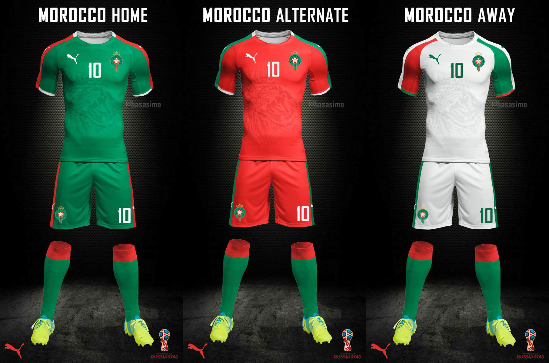Voldoen nek ontspannen Marokkanen druk bezig met ontwerp nieuwe WK-shirt Atlas Leeuwen (foto's)