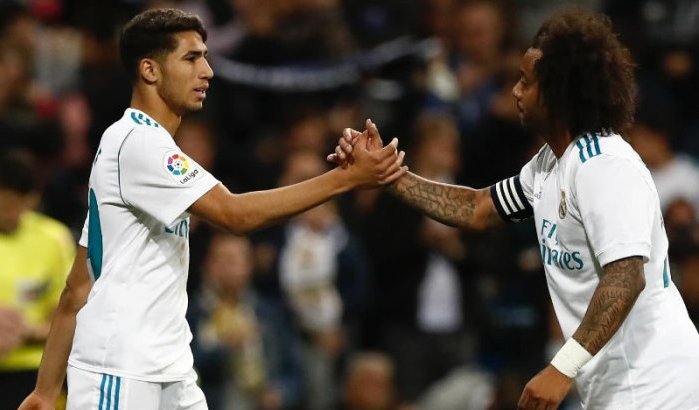 Achraf Hakimi neemt afscheid van idool Marcelo