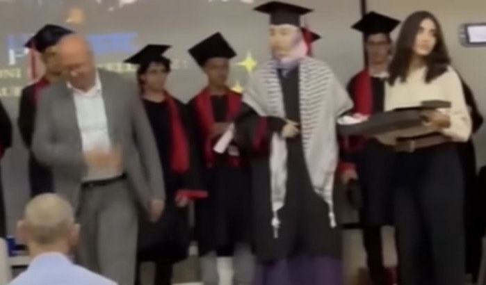 Casablanca: decaan weigert prijs aan studente met keffiyeh (video)