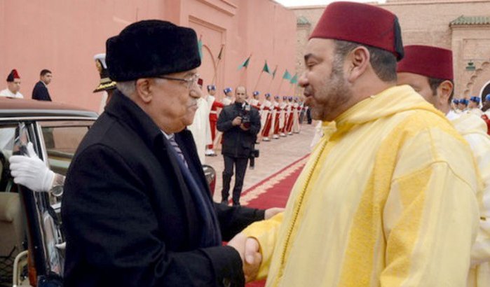 Koning Mohammed VI betuigt medeleven aan Mahmoud Abbas