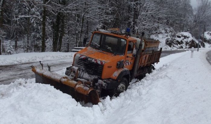 Wegen Noord-Marokko geblokkeerd na sneeuwstorm