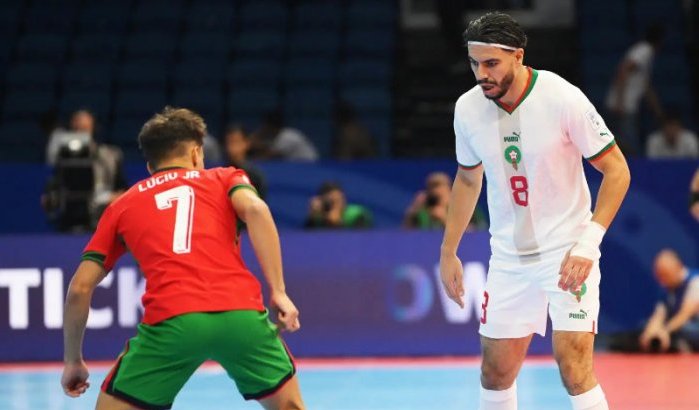 Marokko onderuit tegen Portugal op WK futsal