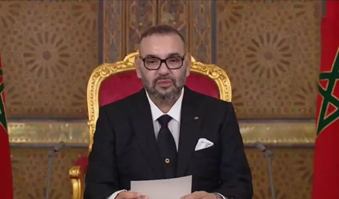 Koning Mohammed VI in Rabat voor Ramadan