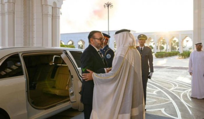 Koning Mohammed VI op bezoek in de Emiraten