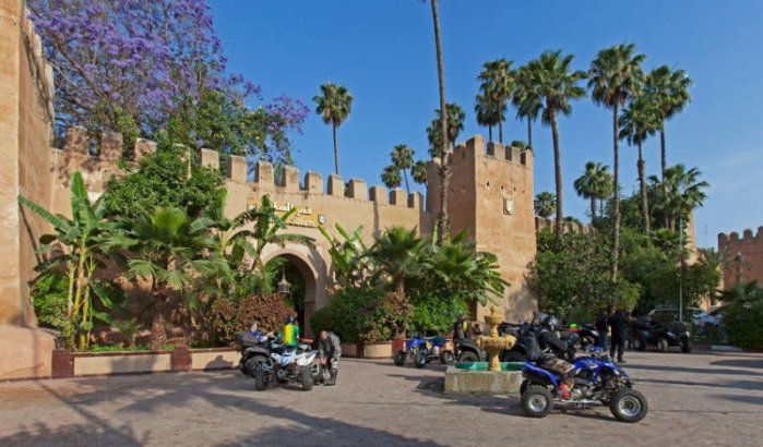 Historisch Salam paleis in Taroudant geveild