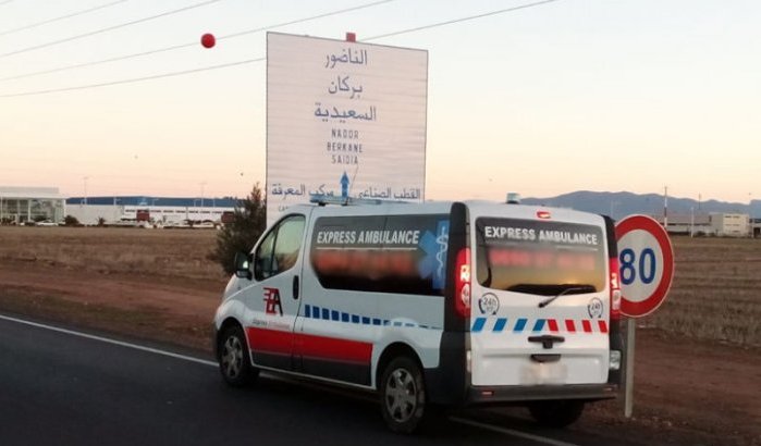 Drugscrimineel ontsnapt uit ambulance na ongeluk in Nador