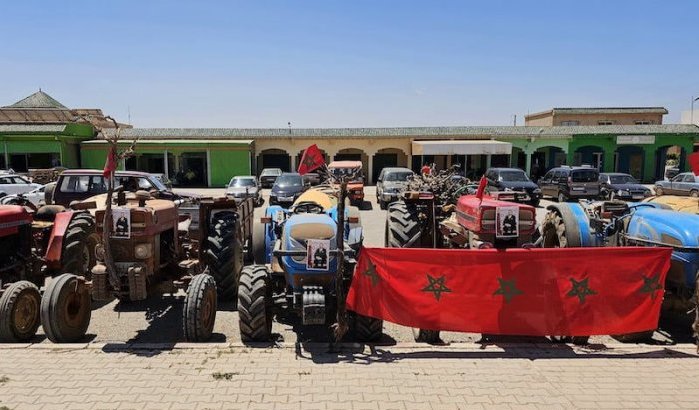 Grote protestactie boeren Nador (foto's)