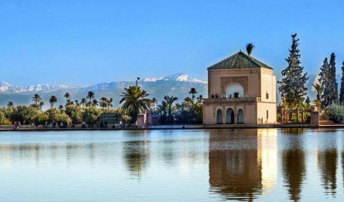 Honderden dode vissen in Menara-bassin in Marrakech