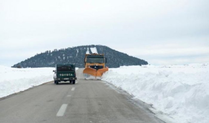 Snelle actie na sneeuwval in Al Hoceima