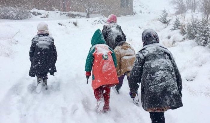 Noodhulp tegen koudegolf op scholen in Al Hoceima