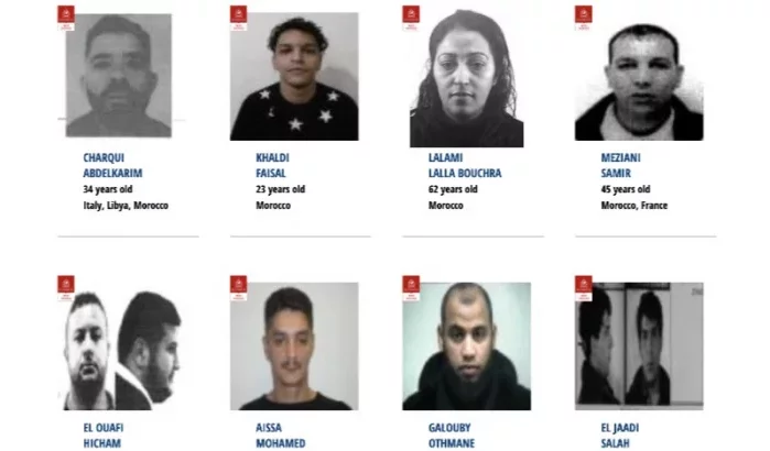 Interpol zet elf Marokkanen op Most Wanted-lijst