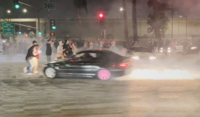 Politie pakt straatracers op in Tanger na virale video