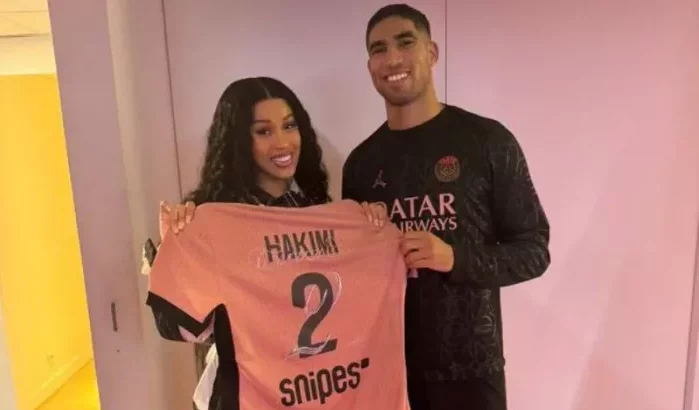 Achraf Hakimi verrast Cardi B met geschenk