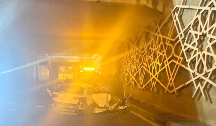 Doden en gewonden na zware crash in tunnel Tanger