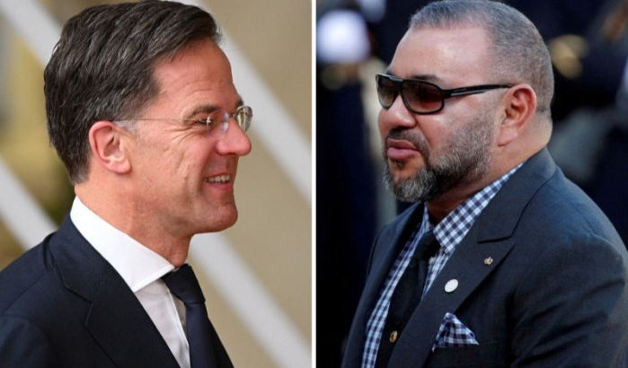 Mark Rutte krijgt steun van Koning Mohammed VI