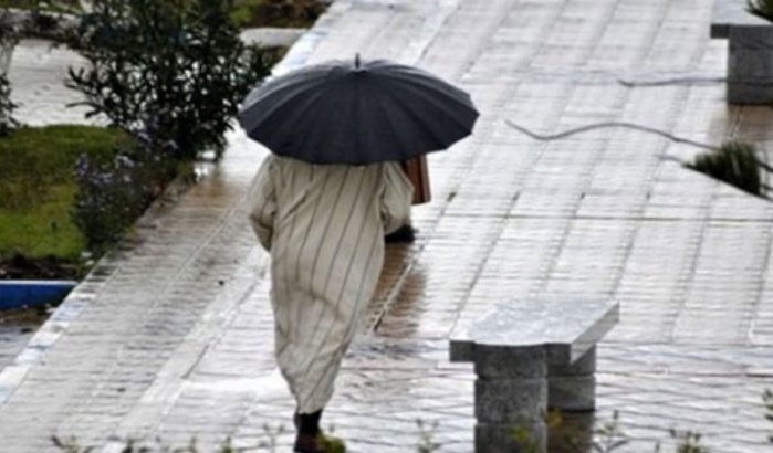 Noord-Marokko koploper in regenval