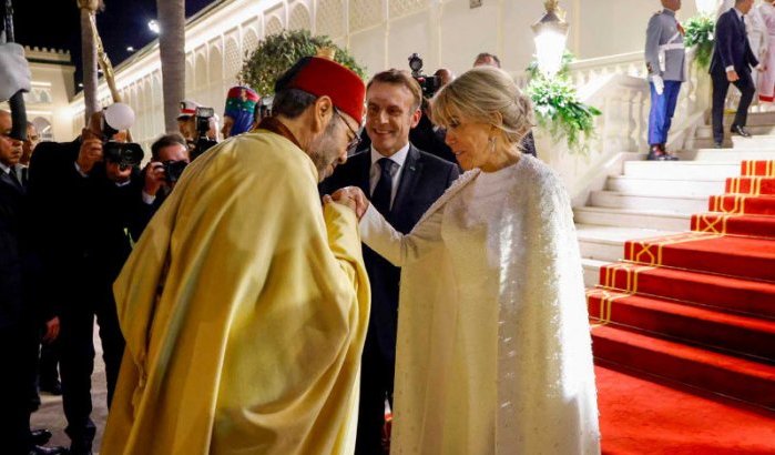 Koning Mohammed VI's galadiner in beeld