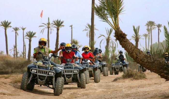 Chaos in Marrakech door quads en buggy's