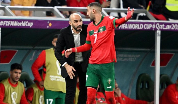 Ziyech en Regragui praten over toekomst bij Marokko