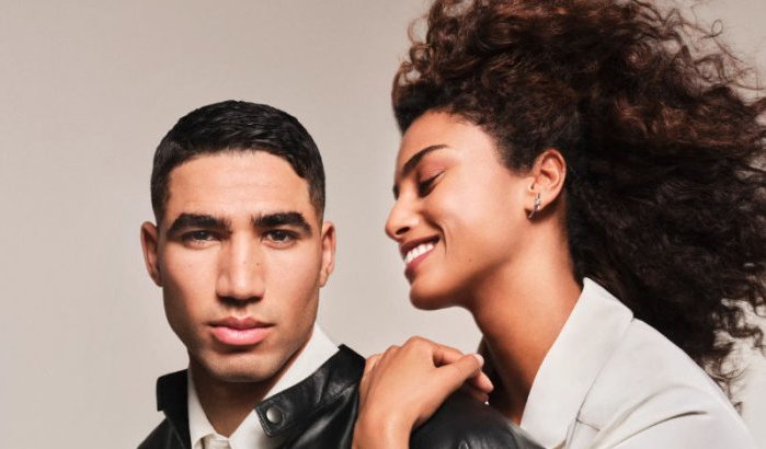 Achraf Hakimi en Imaan Hammam vieren roots op Vogue-cover (video)