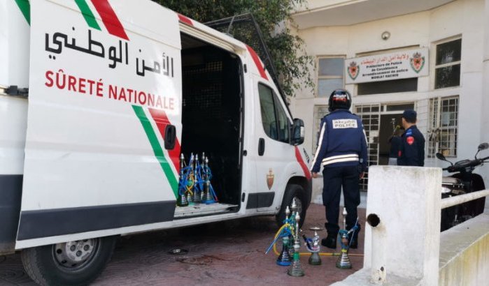 Shisha-cafés Agadir gesloten na politie-actie