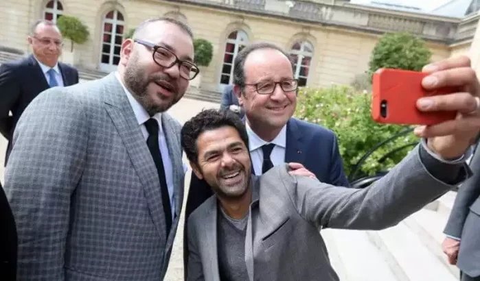 Franse president brengt Jamel Debbouze mee naar Marokko