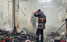 Grote brand verwoest markt in Nador