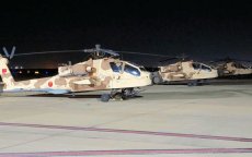 Nieuwe Apache gevechtshelikopters op luchtmachtbasis Khouribga aangekomen