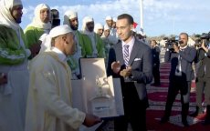 Kroonprins Moulay Hassan op tbourida-show (video)