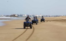 Quads en crossmotoren in beslag genomen op strand Nador