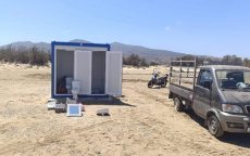 Nieuwe strandtoiletten in Nador... na afloop zomerseizoen